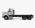 Peterbilt 357 Day Cab Chassis Truck 2008 3d model side view