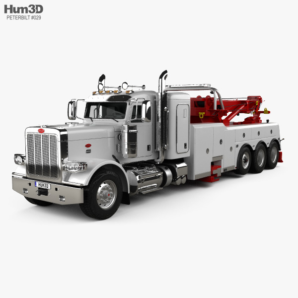 Peterbilt 388 Wrecker Truck 2019 3D model