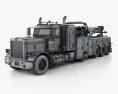 Peterbilt 388 Wrecker Truck 2019 3D-Modell wire render