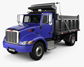 Peterbilt 340 Самоскид 2015 3D модель