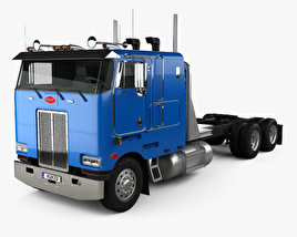 Peterbilt 362 Camião Tractor 2002 Modelo 3d