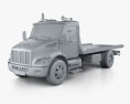Peterbilt 537 Tow Truck 2022 3d model clay render