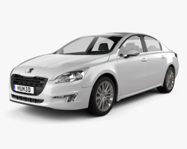 Peugeot 508 saloon 2011 3D модель
