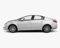 Peugeot 508 saloon 2011 3d model side view