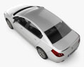 Peugeot 508 saloon 2011 3d model top view