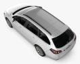 Peugeot 508 SW 2011 3D 모델  top view