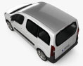 Peugeot Partner Tepee 2011 Modello 3D vista dall'alto