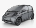 Peugeot iOn 2011 3D 모델  wire render