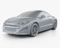 Peugeot 308 RCZ 2011 3D-Modell clay render