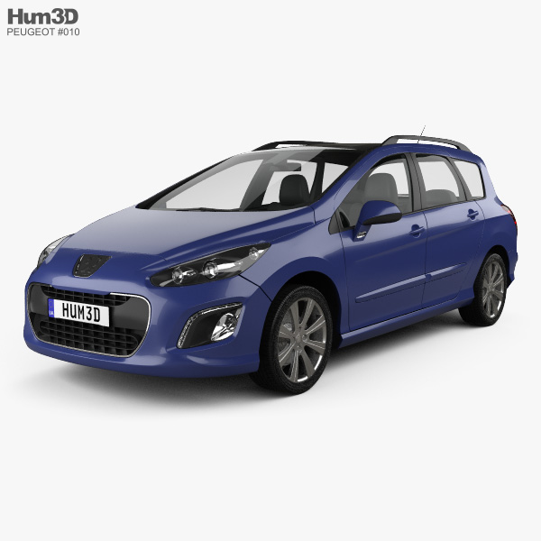 Peugeot 308 SW 2014 3D model
