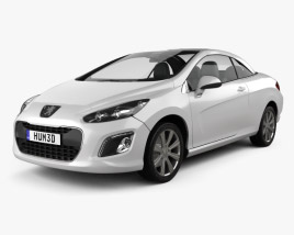 3D model of Peugeot 308 CC 2014