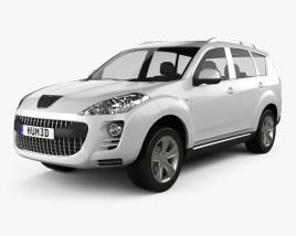 3D model of Peugeot 4007 2007