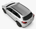 Peugeot 4008 2012 3D-Modell Draufsicht