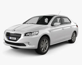 Peugeot 301 2016 3D модель