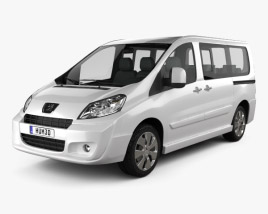 Peugeot Expert II combi L1H1 2013 3D model