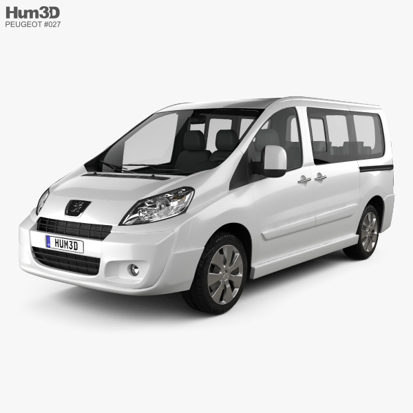 Peugeot Expert II combi L1H1 2013 3D model