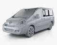 Peugeot Expert II combi L1H1 2013 Modelo 3d argila render