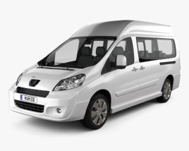 Peugeot Expert II Combi L2H2 2013 3D model