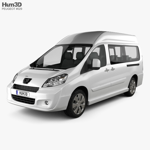 Peugeot Expert II Combi L2H2 2013 3D model