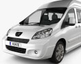 Peugeot Expert II Combi L2H2 2013 Modelo 3d