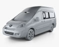 Peugeot Expert II Combi L2H2 2013 Modelo 3d argila render