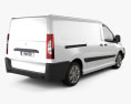 Peugeot Expert II Kastenwagen L2H1 2011 3D-Modell Rückansicht