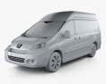 Peugeot Expert II Panel Van L2H2 2013 3d model clay render