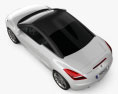 Peugeot RCZ купе 2016 3D модель top view