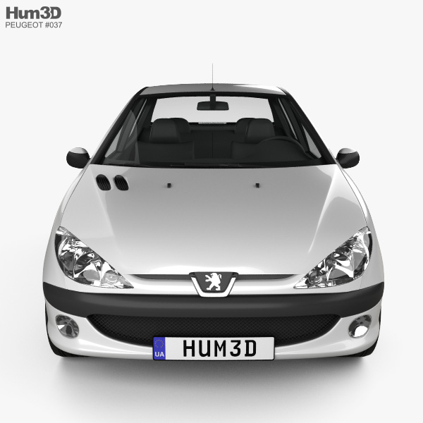 Peugeot 206 Sedan 2010 3d Modell Fahrzeuge On Hum3d