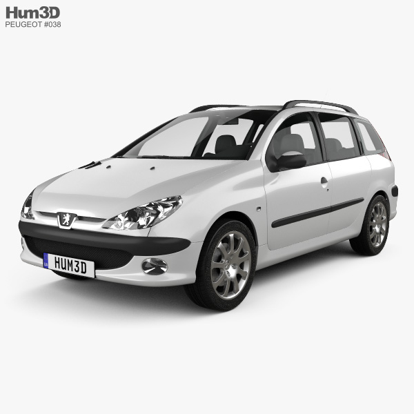 Peugeot 206 SW 2010 3D model