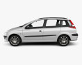 Peugeot 206 SW 2010 3d model side view