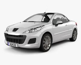 3D model of Peugeot 207 CC 2012