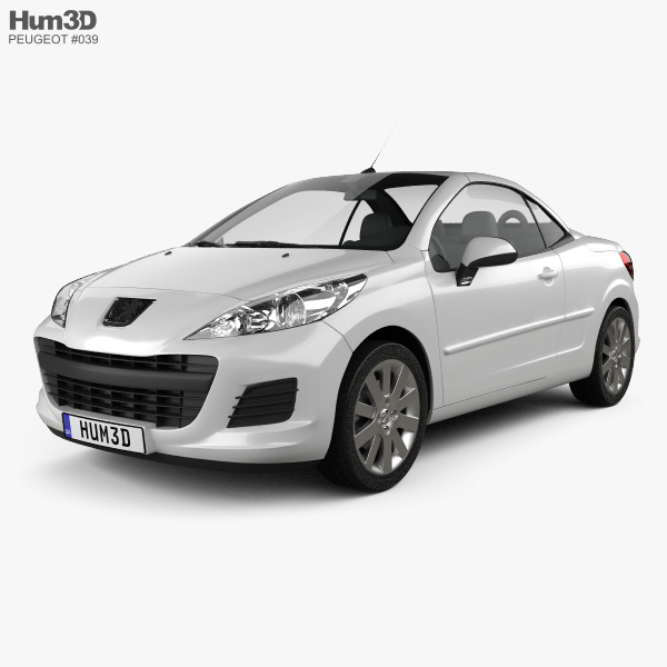Peugeot 207 CC 2012 3D model