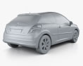 Peugeot 207 hatchback 3 puertas 2012 Modelo 3D