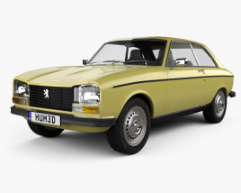 Peugeot 304 coupe 1970 3D model
