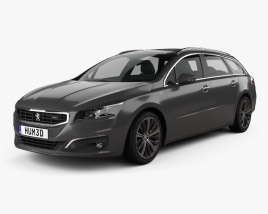 Peugeot 508 SW 2017 3D model