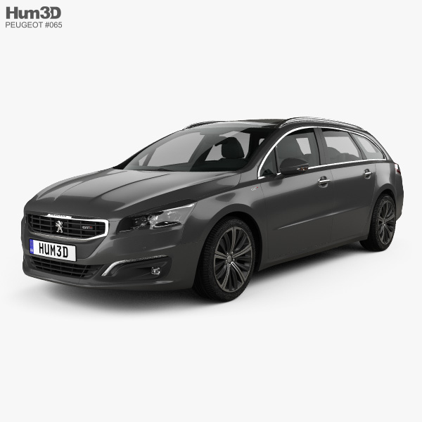Peugeot 508 SW 2017 3D model