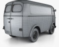 Peugeot D3A camionette 1954 3D 모델 