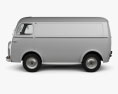 Peugeot D3A camionette 1954 3D-Modell Seitenansicht