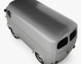 Peugeot D3A camionette 1954 3Dモデル top view