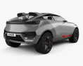 Peugeot Quartz 2018 3D 모델  back view