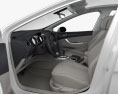 Peugeot 308 5-door with HQ interior 2013 3d model seats