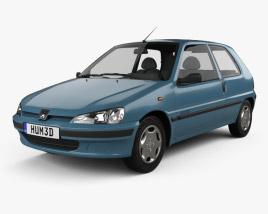 Peugeot 106 Electric 3-door 1996 3D model