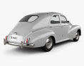 Peugeot 203 1948 Modelo 3D vista trasera