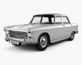 Peugeot 404 Berline 1960 3D-Modell