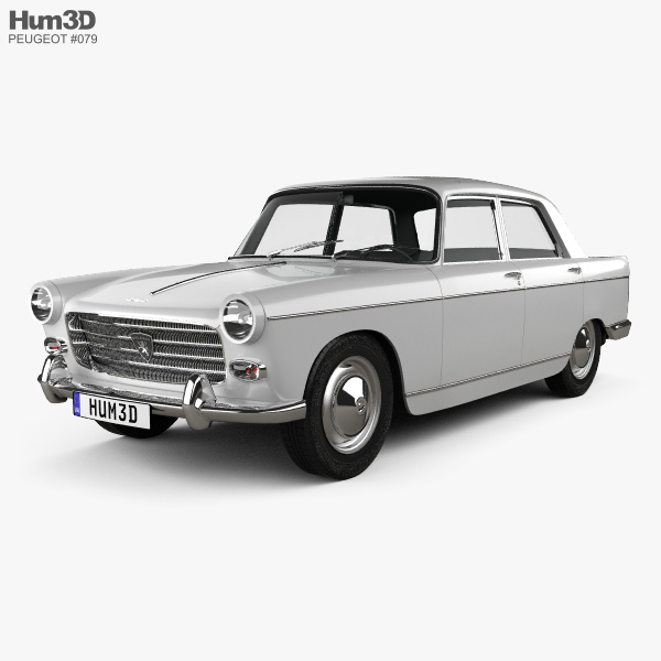 Peugeot 404 Berline 1960 Modello 3D