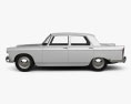 Peugeot 404 Berline 1960 3D-Modell Seitenansicht