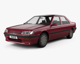 Peugeot 605 1995 3D model