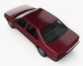 Peugeot 605 1995 3D-Modell Draufsicht