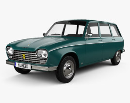 Peugeot 204 Break 1966 3D model